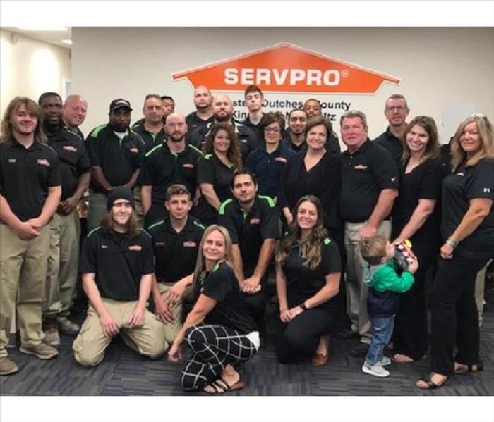 A photo of all employees of SERVPRO of Kingston/New Paltz